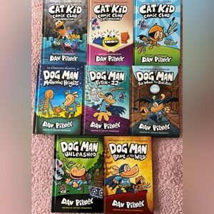 Dog Man and Cat Kid books